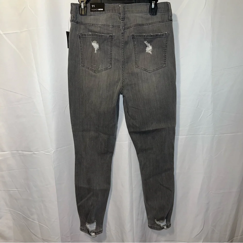 Mysterious Gal Jeans - Grey - Picture 6 of 10